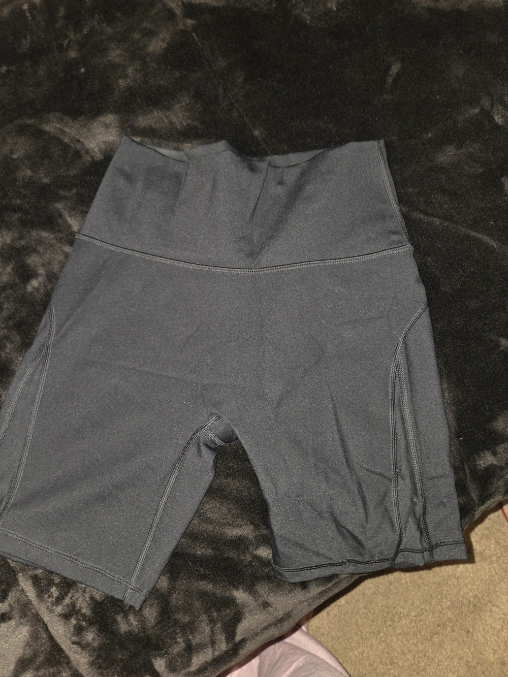 aerie High-Waist Bike Shorts - Black